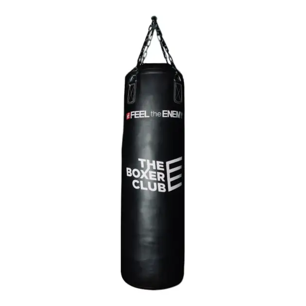 TBC SACO BOXEO 120x35CM PRO CON RELLENO 36KG NEGRO